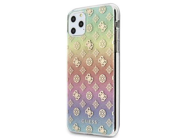 obrazok z galerie Guess case for iPhone 11 Pro Max GUHCN65PEOML multicolor hard case Iridescent 4G Peony