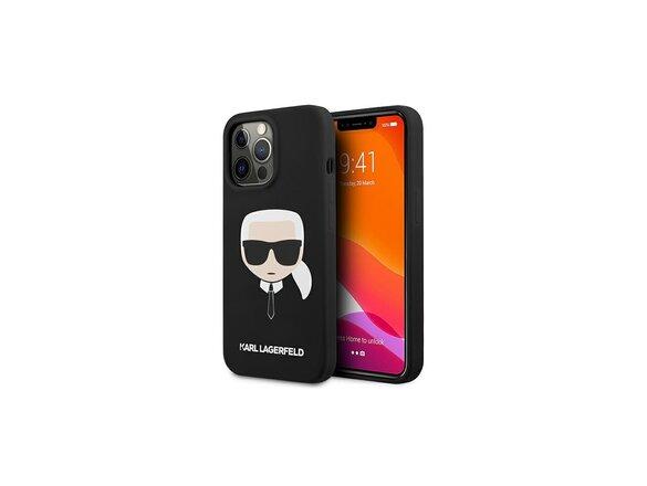 obrazok z galerie Karl Lagerfeld case for iPhone 13 Pro Max 6,7&quot; KLHCP13XSLKHBK black hard case Silicone Karl`s