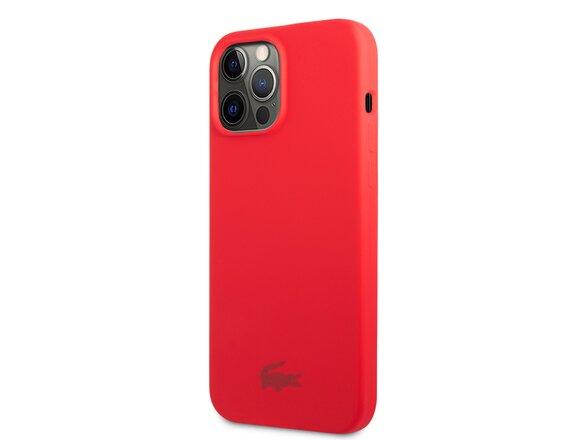obrazok z galerie Lacoste Liquid Silicone Glossy Printing Logo Kryt pro iPhone 13 Pro Red