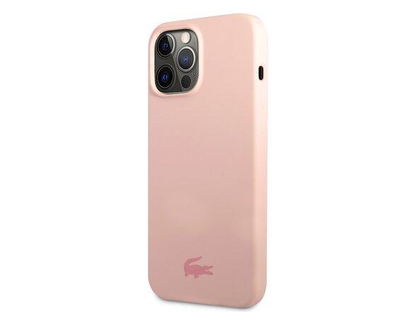 obrazok z galerie Lacoste Liquid Silicone Glossy Printing Logo Kryt pro iPhone 13 Pro Max Pink