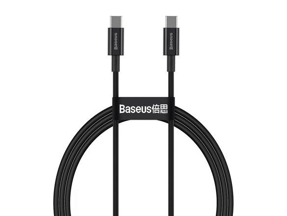 obrazok z galerie Baseus CATYS-B01 Superior Fast Charging Datový Kabel USB-C - USB-C 100W 1m Black