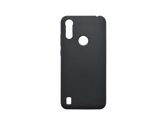 obrazok z galerie Motorola E6s čierne gumené puzdro, matné