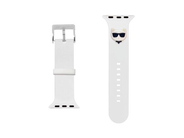 obrazok z galerie Karl Lagerfeld Choupette Head Řemínek pro Apple Watch 38/40mm White