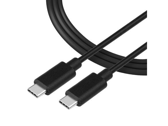 obrazok z galerie Tactical Smooth Thread Cable USB-C/USB-C  1m Black