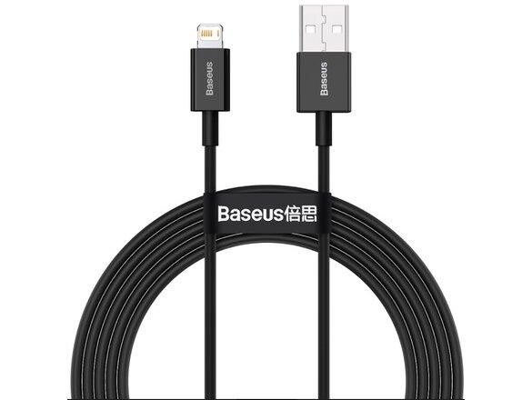 obrazok z galerie Baseus CALYS-C01 Superior Fast Charging Datový Kabel USB to Lightning 2.4A 2m Black