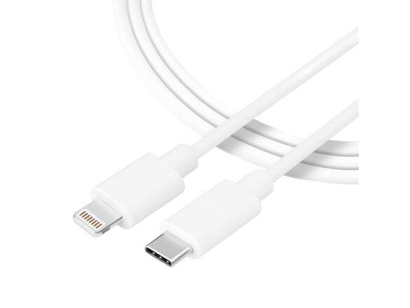 obrazok z galerie Tactical Smooth Thread Cable USB-C/Lightning 1m White