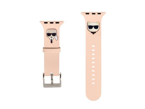 obrazok z galerie Karl Lagerfeld Karl and Choupette Řemínek pro Apple Watch 42/44mm Pink