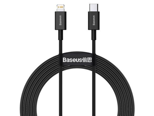 obrazok z galerie Baseus CATLYS-C01 Superior Fast Charging Datový Kabel USB-C to Lightning 20W 2m Black