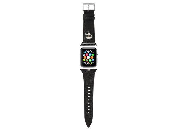 obrazok z galerie Karl Lagerfeld Karl Head PU remienok Apple Watch 38/40mm - čierne