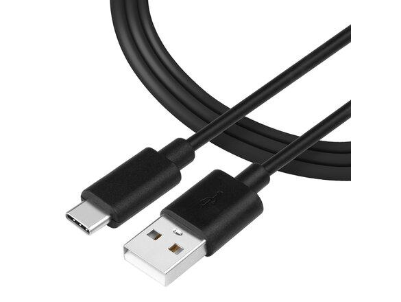 obrazok z galerie Tactical Smooth Thread Cable USB-A/USB-C  2m Black