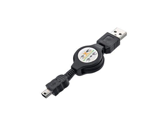 obrazok z galerie Nabíjací kábel USB / mini USB vyťahovací