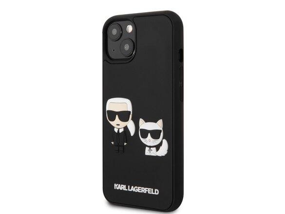 obrazok z galerie Karl Lagerfeld and Choupette 3D Kryt pro iPhone 13 mini Black