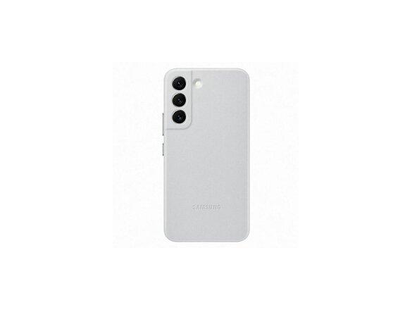 obrazok z galerie Samsung Leather Cover for Galaxy S22 Plus light grey