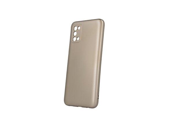 obrazok z galerie Puzdro Metallic TPU Samsung Galaxy A03S - Zlaté