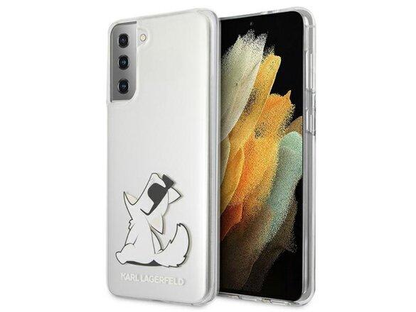 obrazok z galerie Karl Lagerfeld case for Samsung Galaxy S21 Plus KLHCS21MCFNRC transparent hard case Choupette Fun
