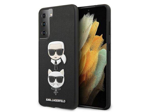 obrazok z galerie Karl Lagerfeld case for Samsung Galaxy S21 Plus KLHCS21MSAKICKCBK black hard case Karl & Choupette