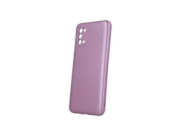obrazok z galerie Puzdro Metallic TPU Samsung Galaxy A03S - Ružové