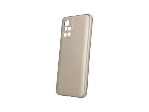 obrazok z galerie Puzdro Metallic TPU Xiaomi Redmi 10 - Zlaté