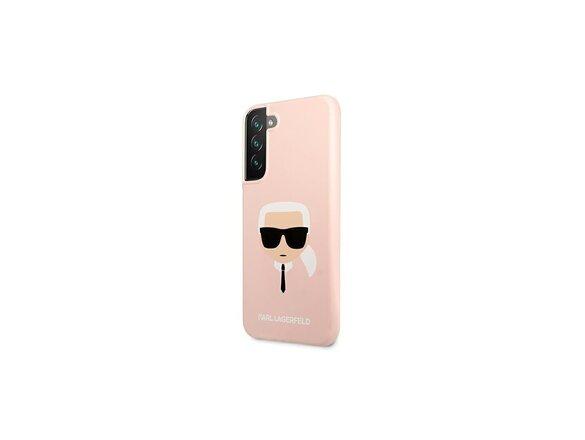 obrazok z galerie Karl Lagerfeld case for Samsung Galaxy S22 Plus KLHCS22MSLKHPI pink hard case Silicone Karl's Head