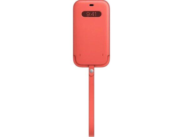 obrazok z galerie MHYF3ZM/A Apple Leather Sleeve Kryt vč. MagSafe pro iPhone 12 Pro Max Pink Citrus
