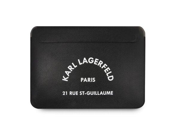 obrazok z galerie Karl Lagerfeld Saffiano RSG Embossed Computer Sleeve 16" Black