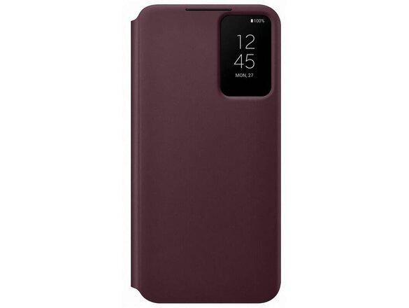 obrazok z galerie EF-ZS906CEE Samsung Clear View Cover pro Galaxy S22+ Burgundy