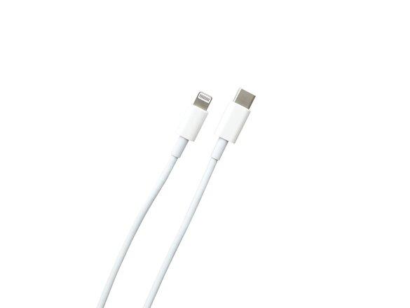 obrazok z galerie Kábel USB C - Apple Lightning PD Fast Charge, 1 m, biely