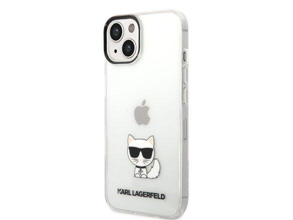 obrazok z galerie Karl Lagerfeld Choupette Logo Zadní Kryt pro iPhone 14 Plus Transparent