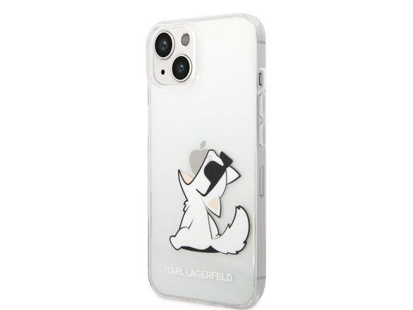 obrazok z galerie Karl Lagerfeld PC/TPU Choupette Eat Kryt pro iPhone 14 Plus Transparent