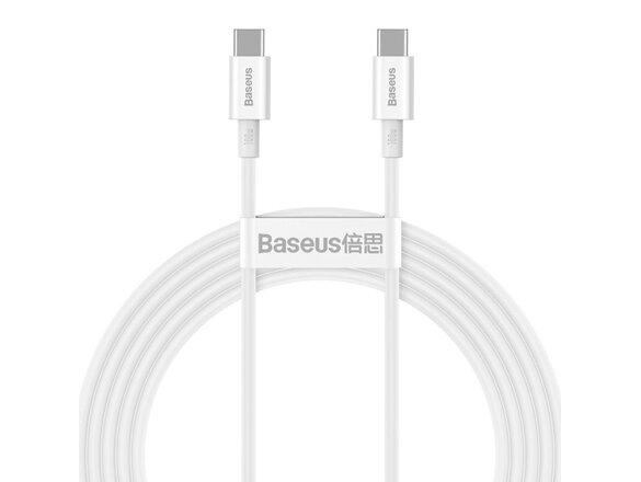 obrazok z galerie Baseus CATYS-C02 Superior Fast Charging Datový Kabel USB-C - USB-C 100W 2m White