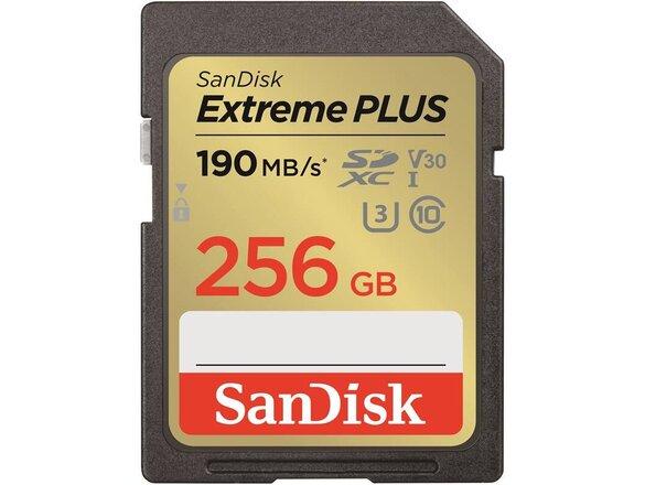 obrazok z galerie SanDisk Extreme PLUS SDXC 256GB 190MB/s V30 UHS-I