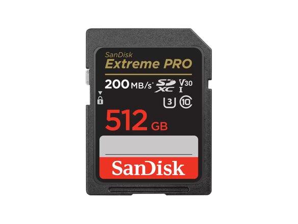 obrazok z galerie SanDisk Extreme PRO SDXC 512GB 200MB/s V30 UHS-I