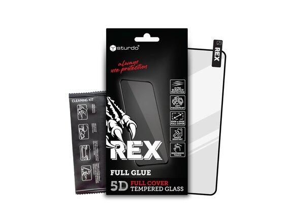 obrazok z galerie Sturdo Rex ochranné sklo iPhone Xs Max/11 Pro Max, čierne, Full Glue 5D