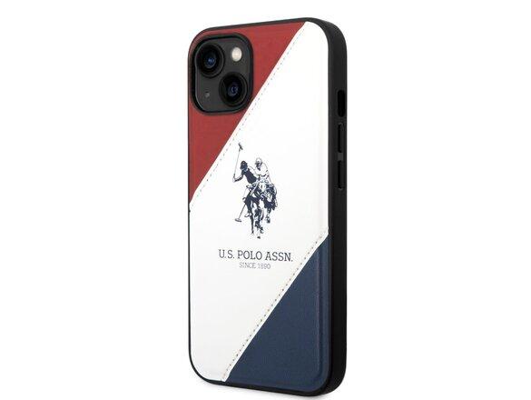 obrazok z galerie U.S. Polo PU Leather Double Horse Zadní Kryt pro iPhone 14 Plus Red/White/Navy