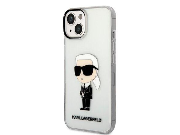 obrazok z galerie Karl Lagerfeld IML Ikonik NFT Zadní Kryt pro iPhone 14 Transparent