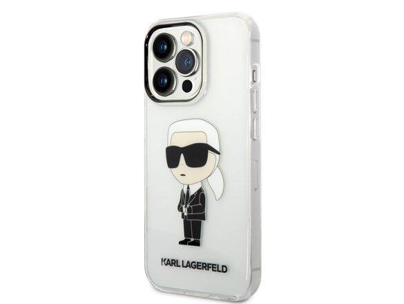 obrazok z galerie Karl Lagerfeld IML Ikonik NFT Zadní Kryt pro iPhone 14 Pro Transparent