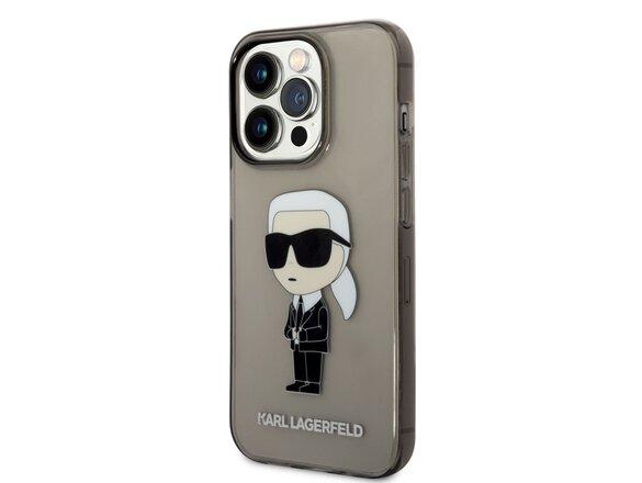 obrazok z galerie Karl Lagerfeld IML Ikonik NFT Zadní Kryt pro iPhone 14 Pro Black