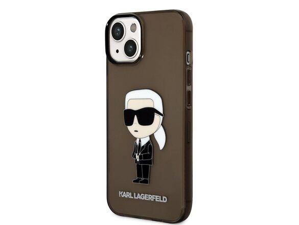 obrazok z galerie Karl Lagerfeld IML Ikonik NFT Zadní Kryt pro iPhone 14 Plus Black