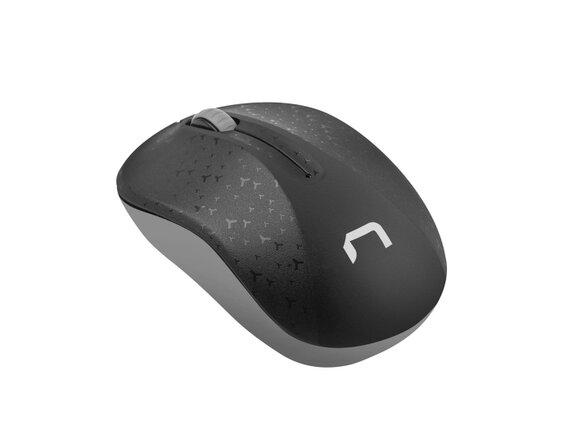 obrazok z galerie NATEC bezdrátová optická myš TOUCAN 1600 DPI, černo-šedá