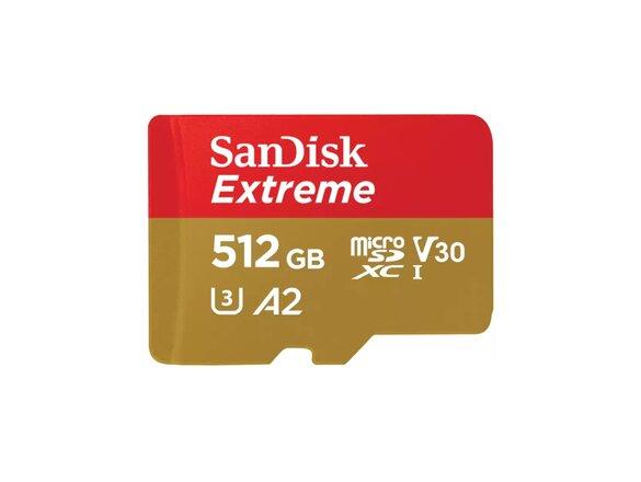 obrazok z galerie SanDisk Extreme microSDXC 512GB 190MB/s + adaptér