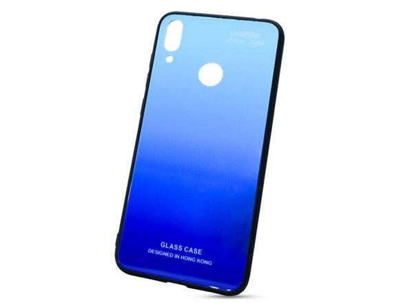 obrazok z galerie Puzdro Gradient Glass TPU Huawei Y7 2019 - modré