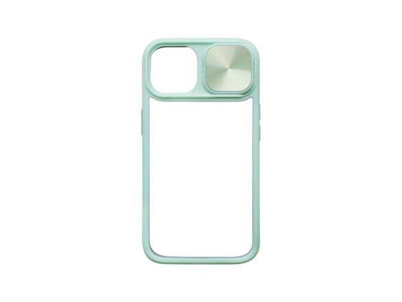 obrazok z galerie mobilNET plastové puzdro iPhone 14, zeleno sivá, Duo