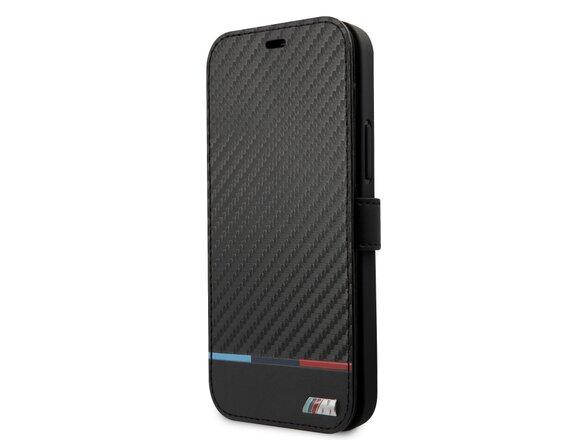 obrazok z galerie BMW M Book Carbon Stripe Pouzdro pro iPhone 13 Black