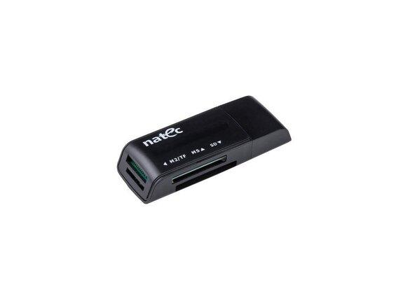 obrazok z galerie Natec ALL in One čtečka karet MINI ANT USB 2.0, M2/microSD/MMC/Ms/RS-MMC/SD/T-Flash