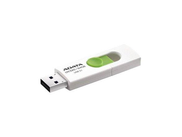 obrazok z galerie 64 GB . USB kľúč . ADATA DashDrive™ Value UV320 USB 3.1, White/Green
