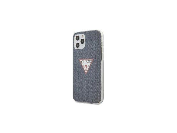 obrazok z galerie Guess case for iPhone 12 / 12 Pro 6,1&quot; GUHCP12MPCUJULDB dark blue hard case Triangle Collectio