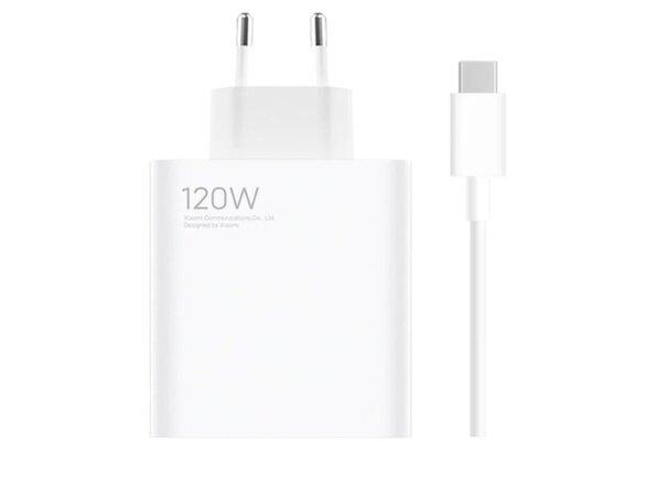 obrazok z galerie Xiaomi MDY-13-EE USB-A 120W Cestovní Nabíječka + USB-C kabel White (Bulk)