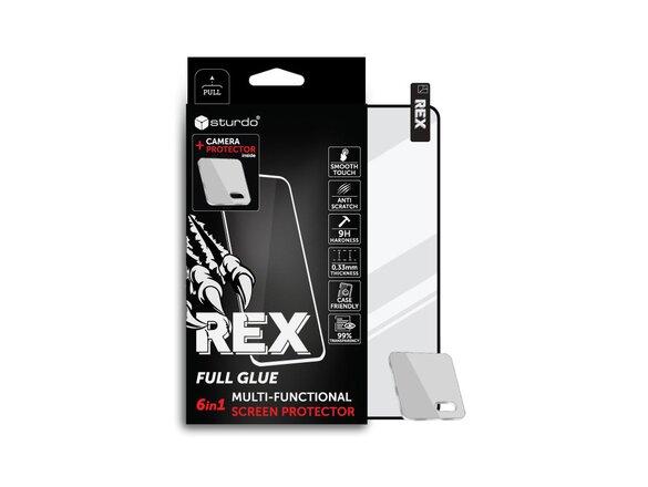 obrazok z galerie Sturdo Rex protective glass + Camera protection Xiaomi 13, Full Glue 6v1