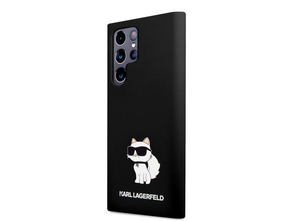 obrazok z galerie Karl Lagerfeld Liquid Silicone Choupette NFT Zadní Kryt pro Samsung Galaxy S23 Ultra Black