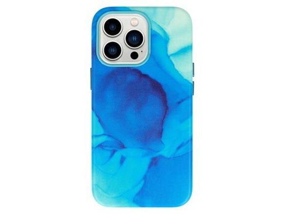 obrazok z galerie Puzdro Leather Ink iPhone 14 - modré